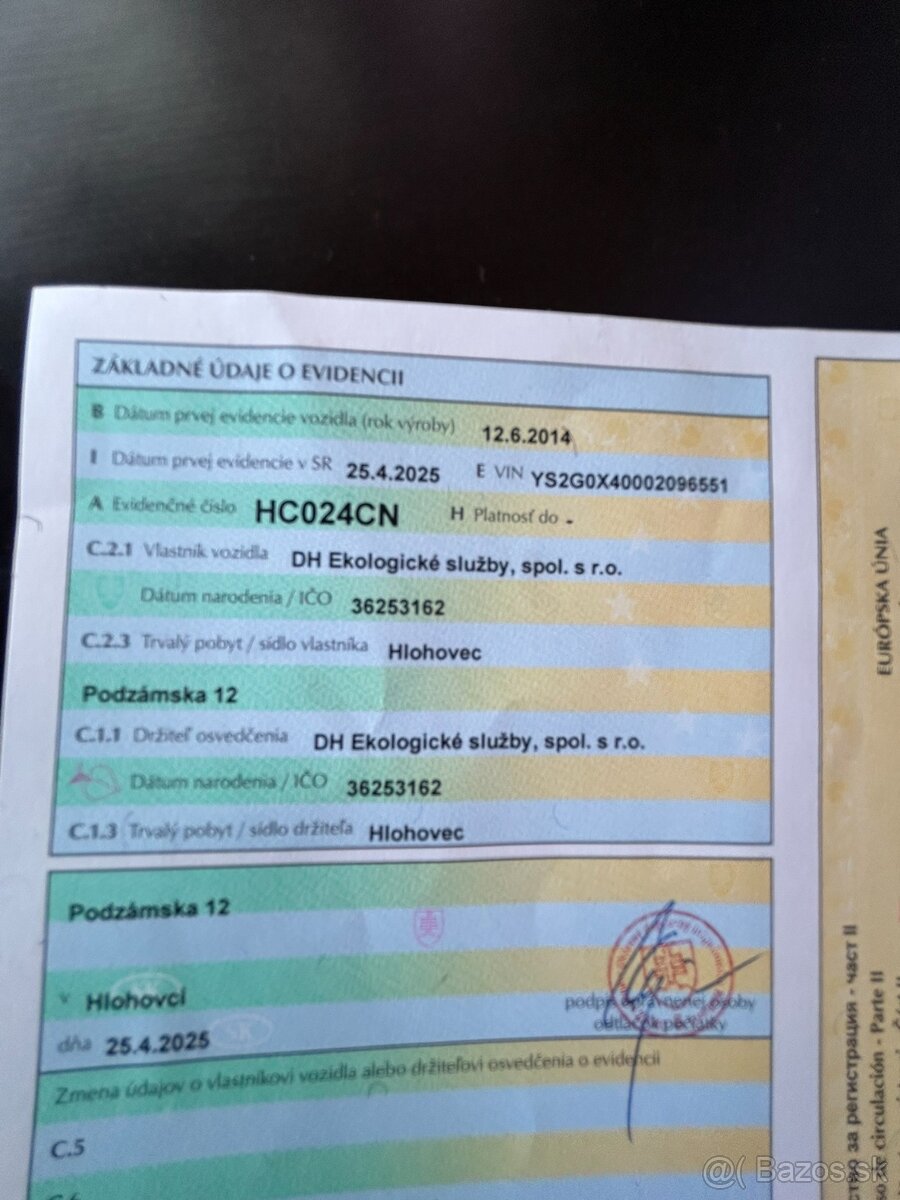 Hakovy nosič kontanerov SCANIA - 8