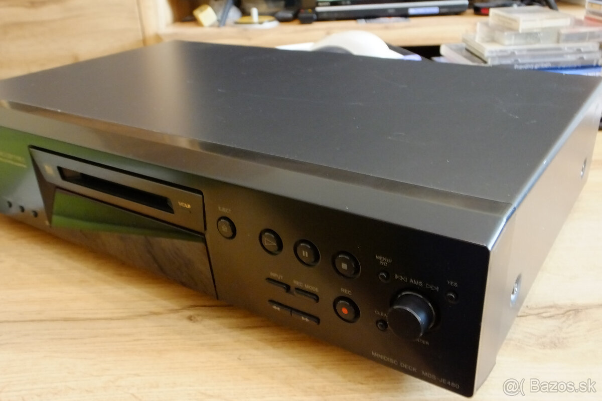 Minidisc SONY MDS-JE 480 čierny - 8