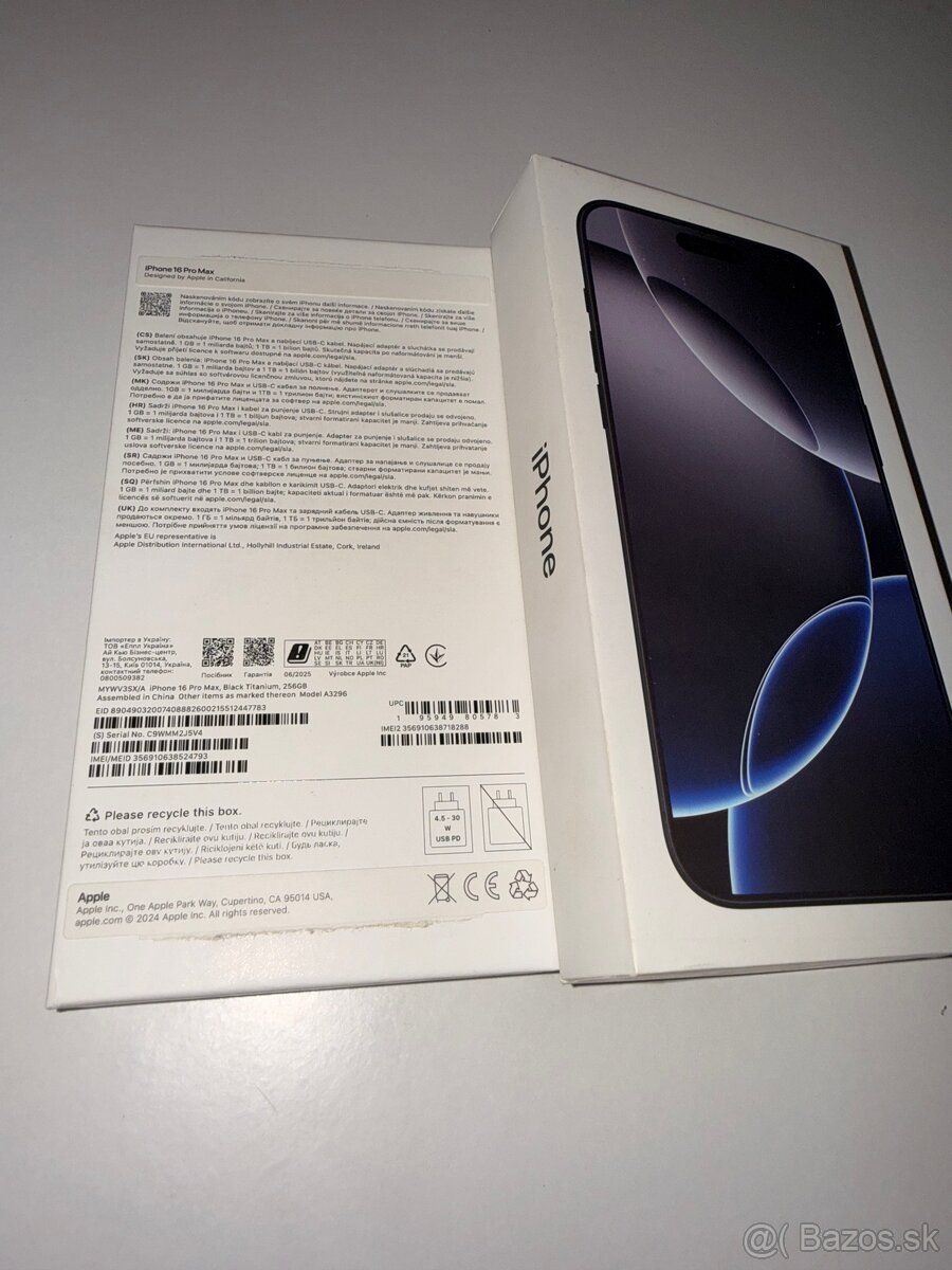 Apple iPhone 16 Pro Max 256GB Black Titanium - 8