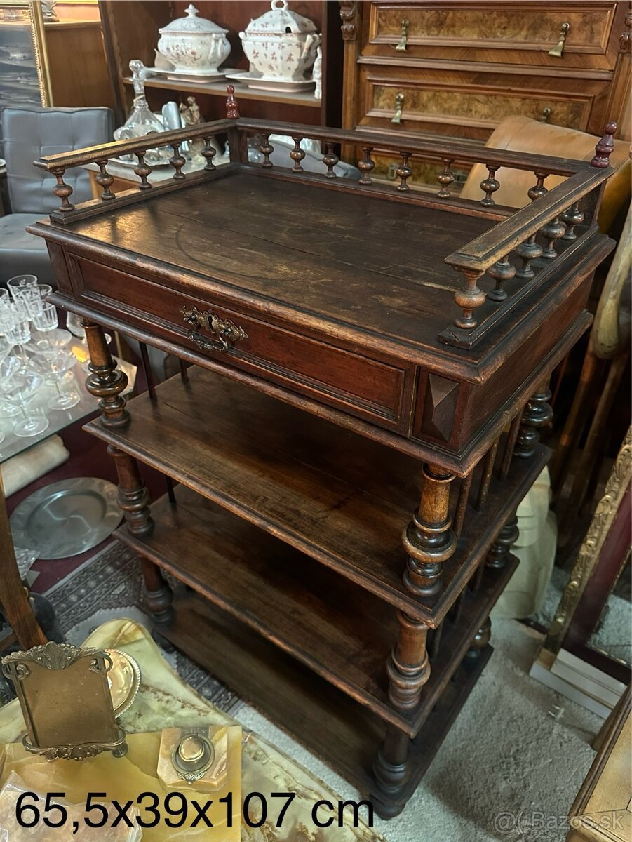 starožitná etažérka - 8