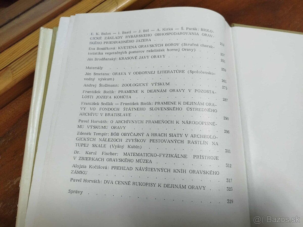 Zborník Oravského múzea I.-1968-Pavol Čaplovič--I.vydanie--n - 8