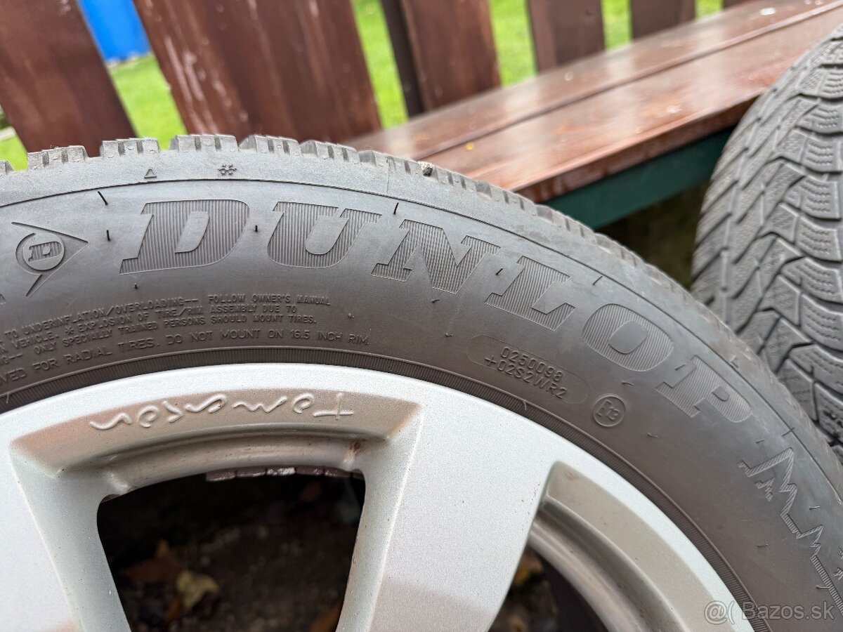 Disky 5x112 R16 + zimne pneu Dunlop - 8