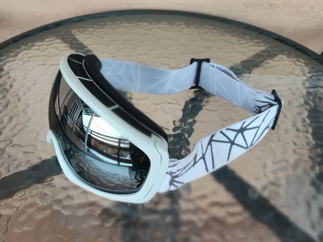 Dámska lyžiarska prilba s okuliarmi - 8