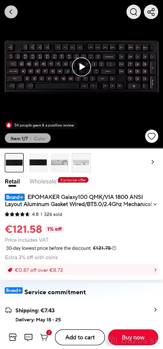 EPOMAKER GALAXY 100 - 8