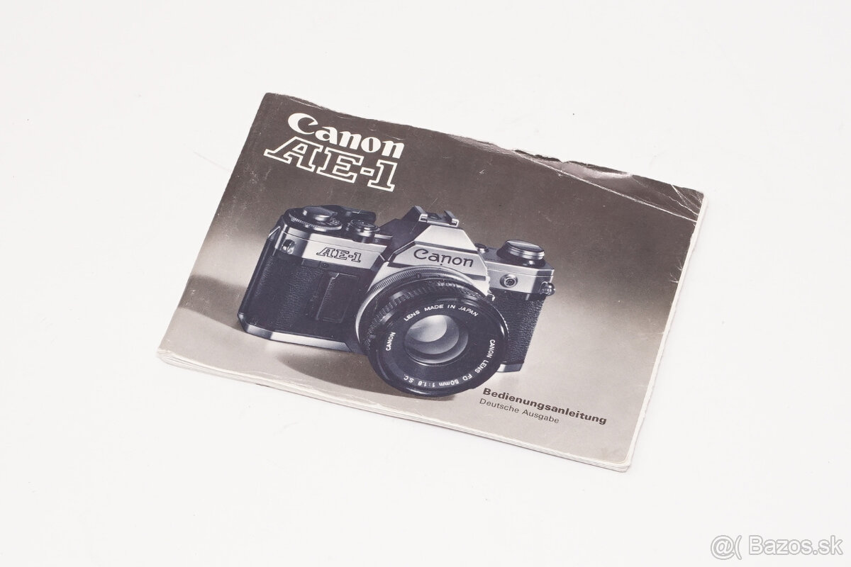 Canon AE-1, FD 50mm/1,4 - 8