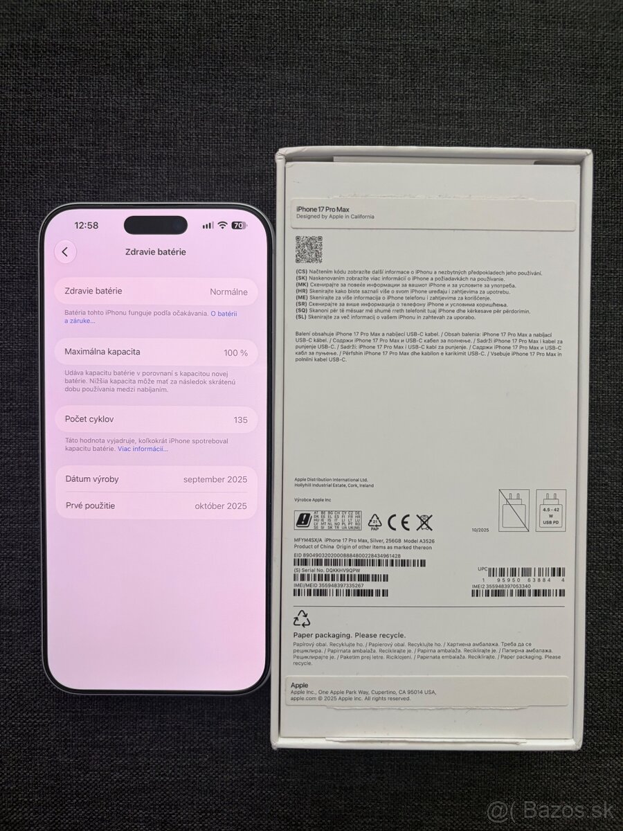Apple iPhone 17 Pro Max 256 GB Strieborný - 8
