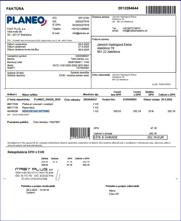 Predám mobilnú klimatizáciu Sencor - 8