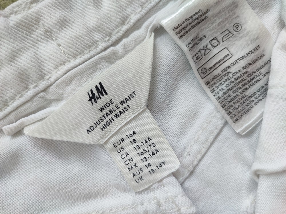 Rifle wide high waist H&M v. 164 - 8