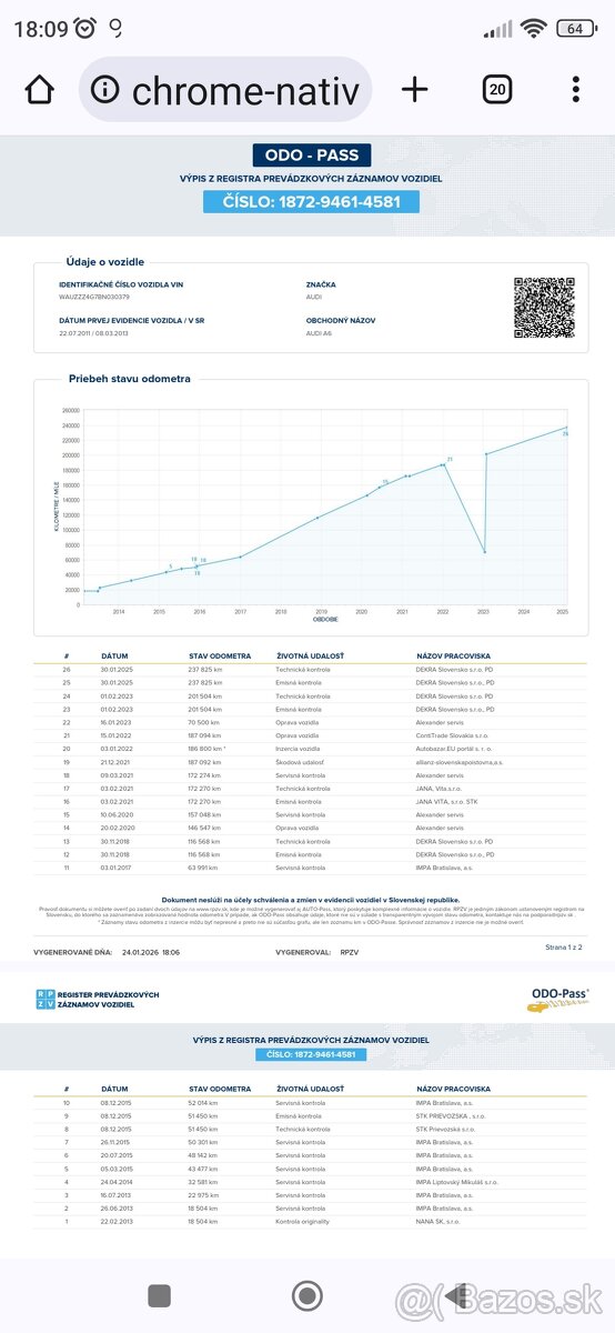 Audi A6 C7 3.0 TDI Quattro 250 000km - 8
