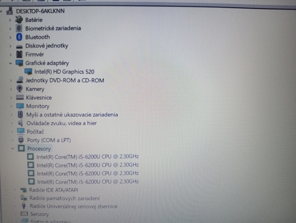 predám Hp probook 650 g2 /Intel core i5 /16gb ram /ssd - 8