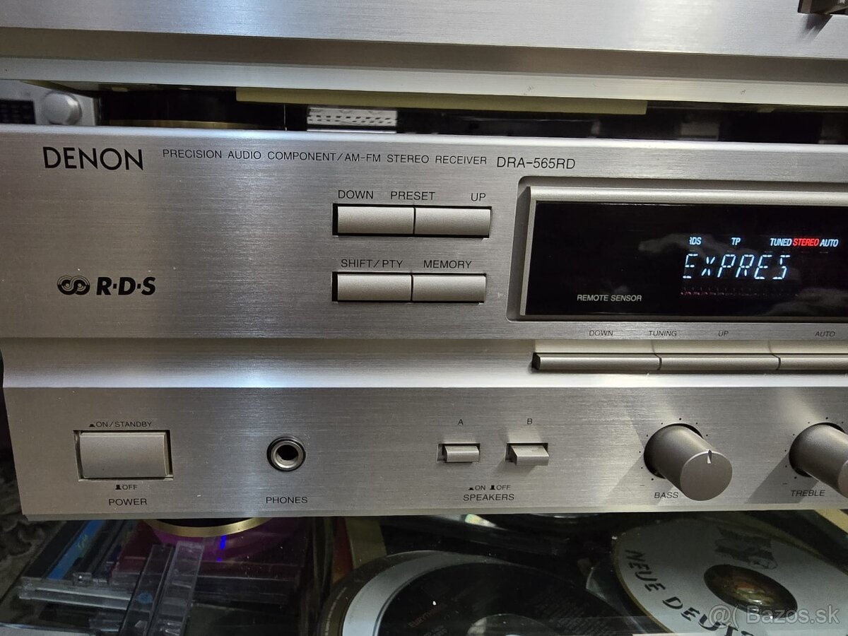 Denon HiFi zostava champagne DRA-565RD, DCD-615,DRS-640 - 8