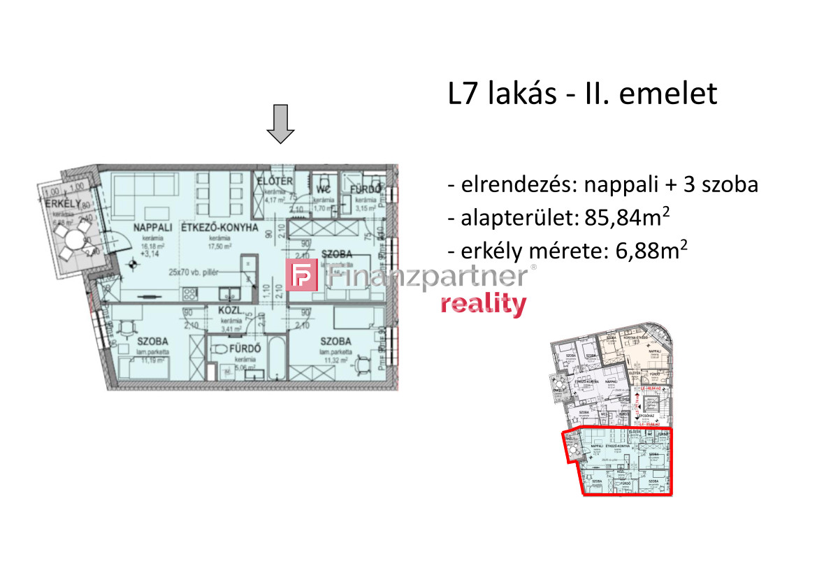 (F111-114REM) 4-izbový byt v meste Győr - 8