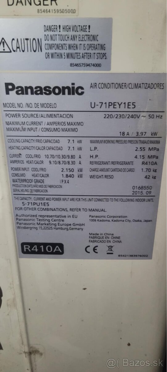 klimatizácia Panasonic - 8
