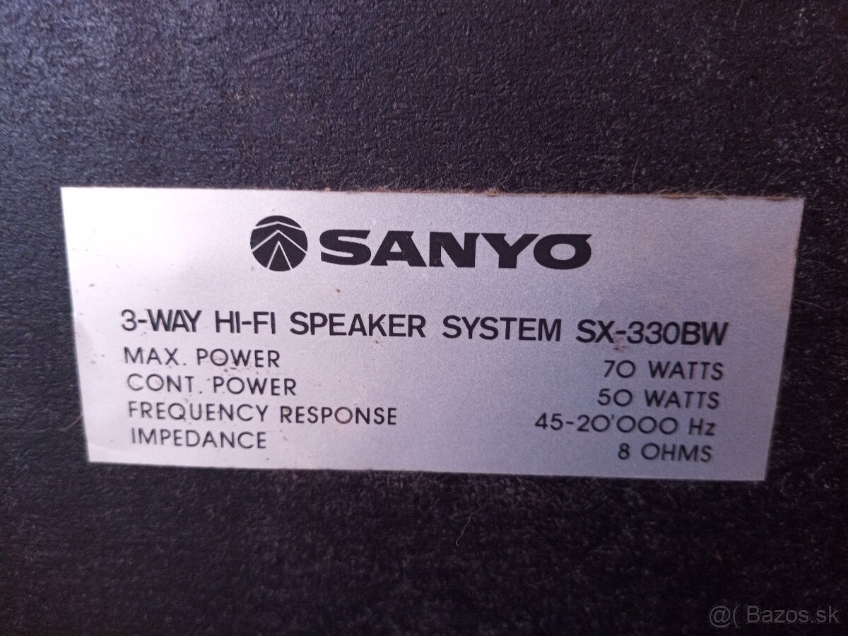 Technics Receiver SA -212 plus SANYO - 8