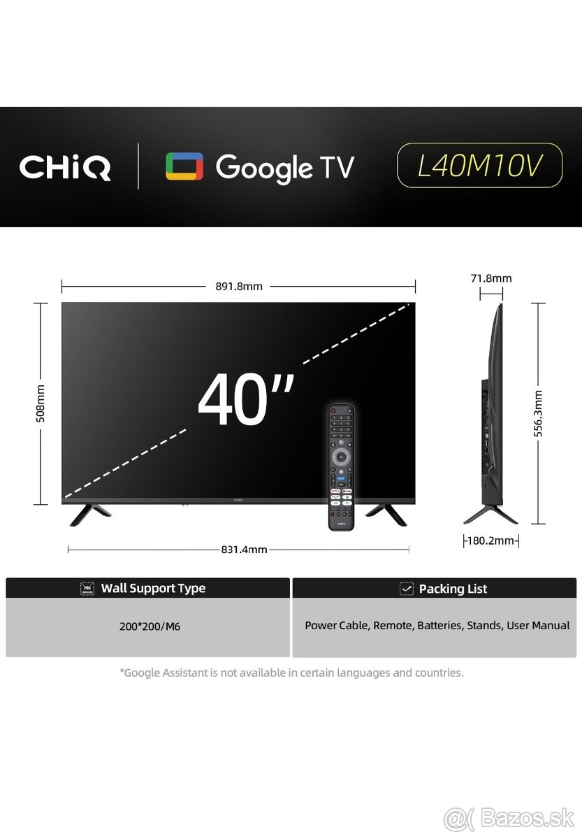 Chiq Smart Tv 40 inch - 8