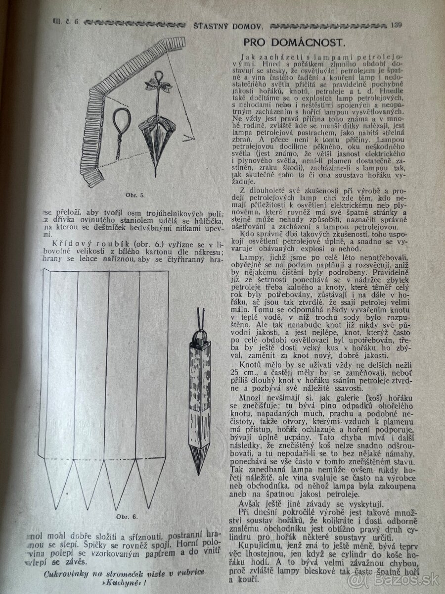 Časopis Šťastný domov - kompletný III. ročník (1906 - 1907) - 8