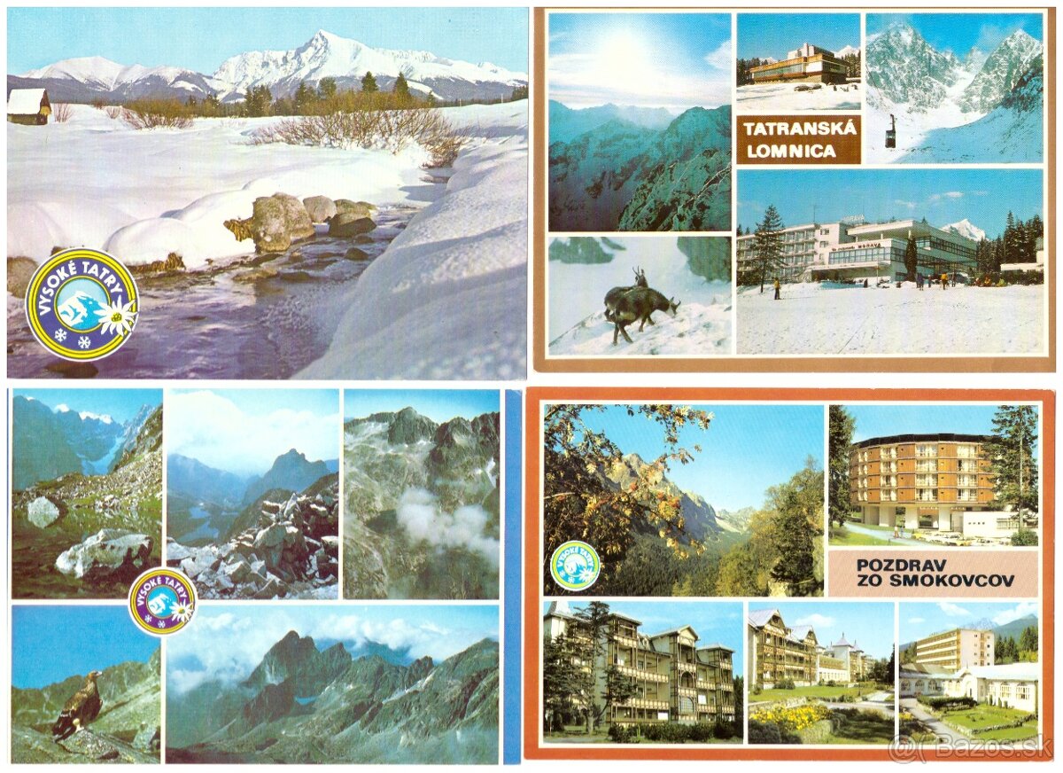 Pohľadnice Vysoké Tatry farebne - 8