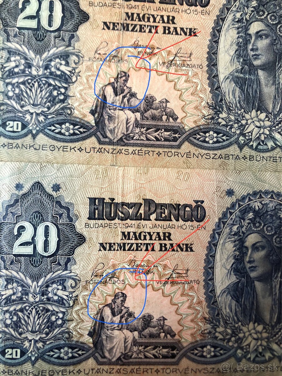 Bankovky MAGYAR (stare) - 8