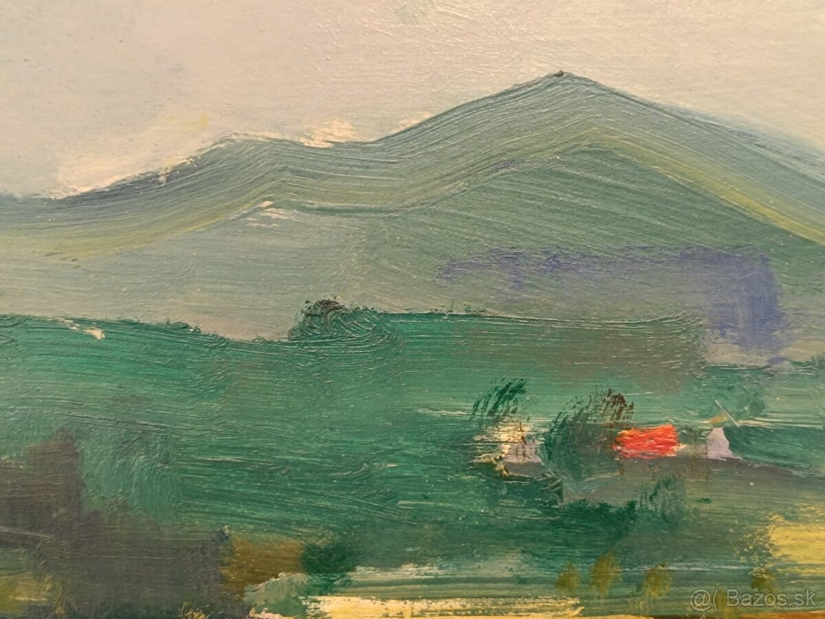 Obraz Jana Lieblová, Záhorie, olej 63x73 - 8