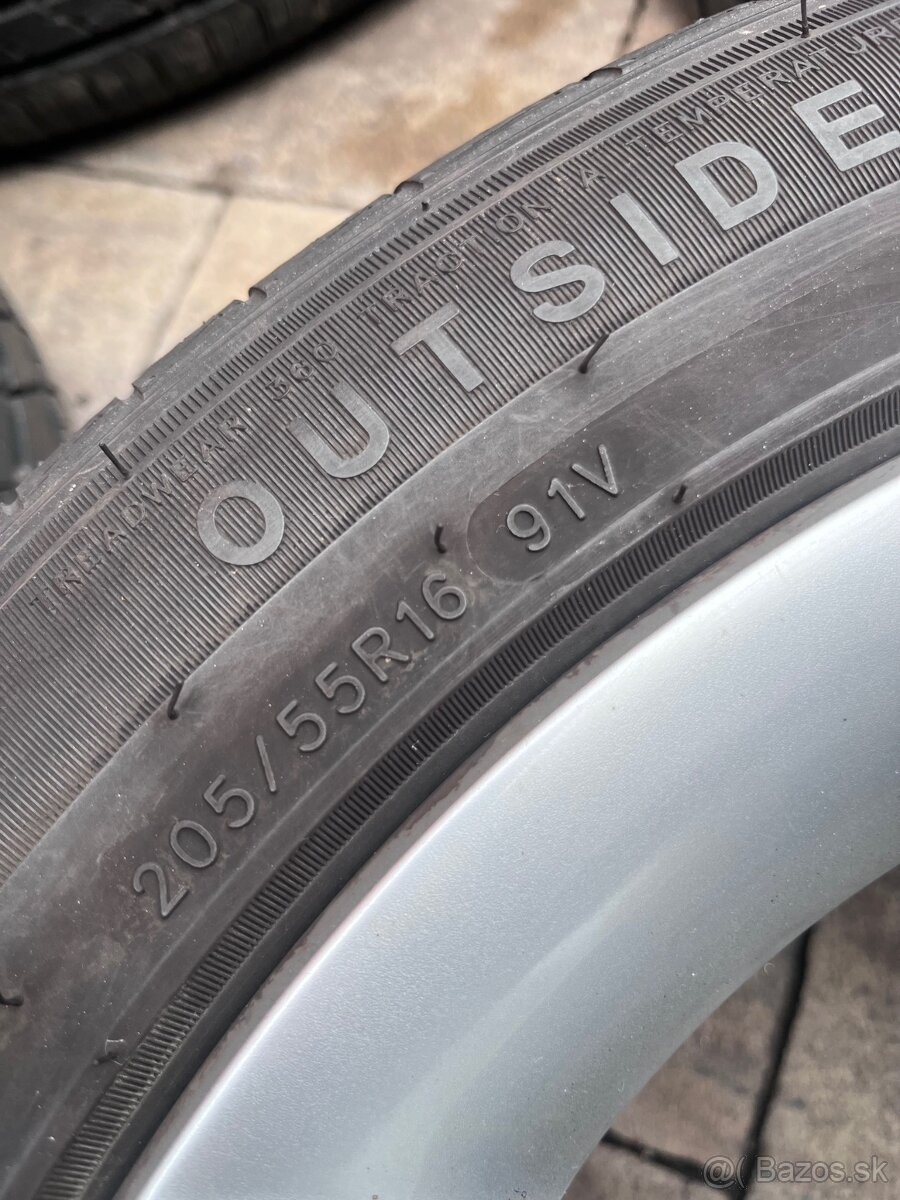 Orig. hliníkové disky VW R16, 5x112 - 8