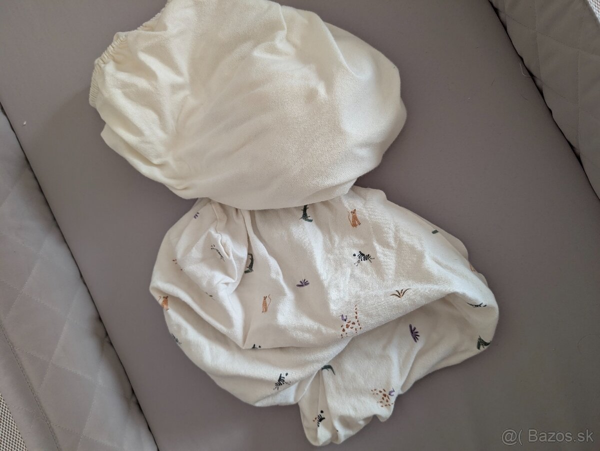 Cestovná postieľka Espiro Cloud beige / béžová - 8