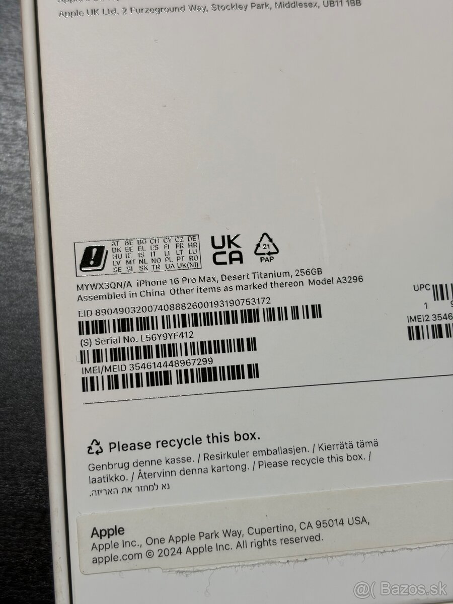 Apple iPhone 16 Pro Max 256gb Desert Titanium - 8