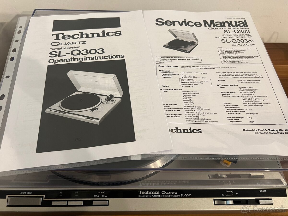 Technics SL-Q303 po oprave a kompletnom servise - 8