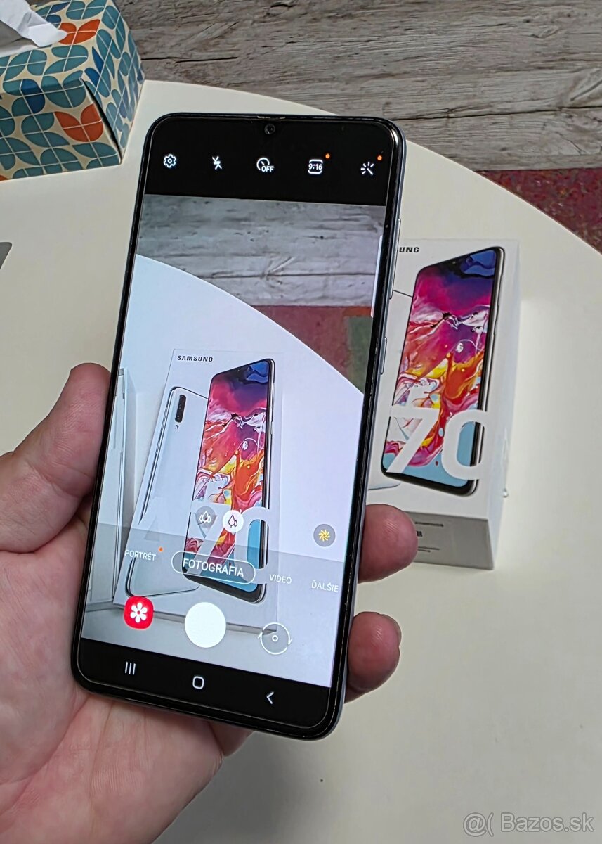 SAMSUNG A70 128GB TOP STAV + PRISL. - 8