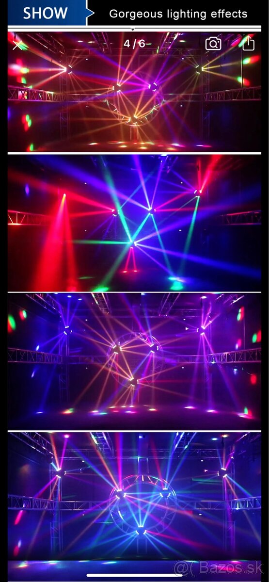 Preám nový centrálny svetelný efekt s WIFi DMX. - 8