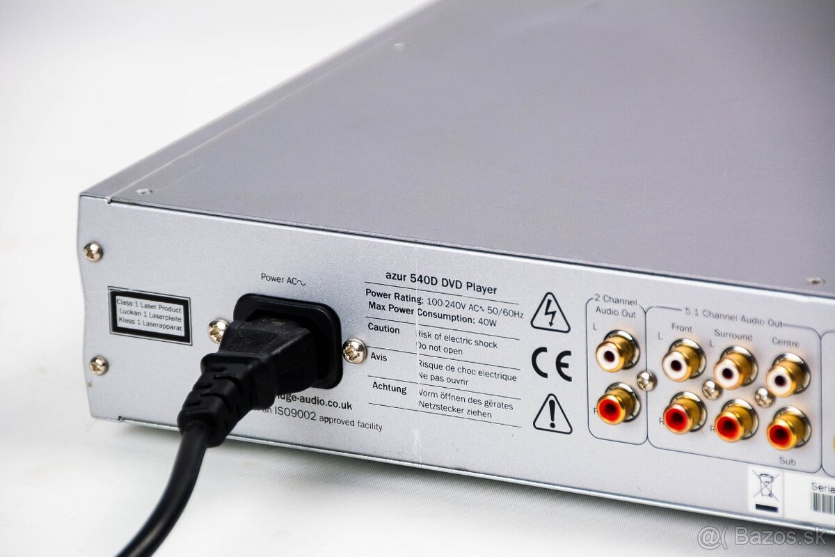 Cambridge Audio Azur 540D / kvalitný DVD prehrávač - 8