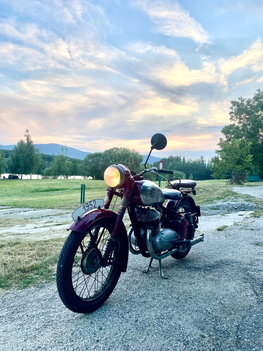 jawa perak 350 povodny autenticky stav s tp - 8