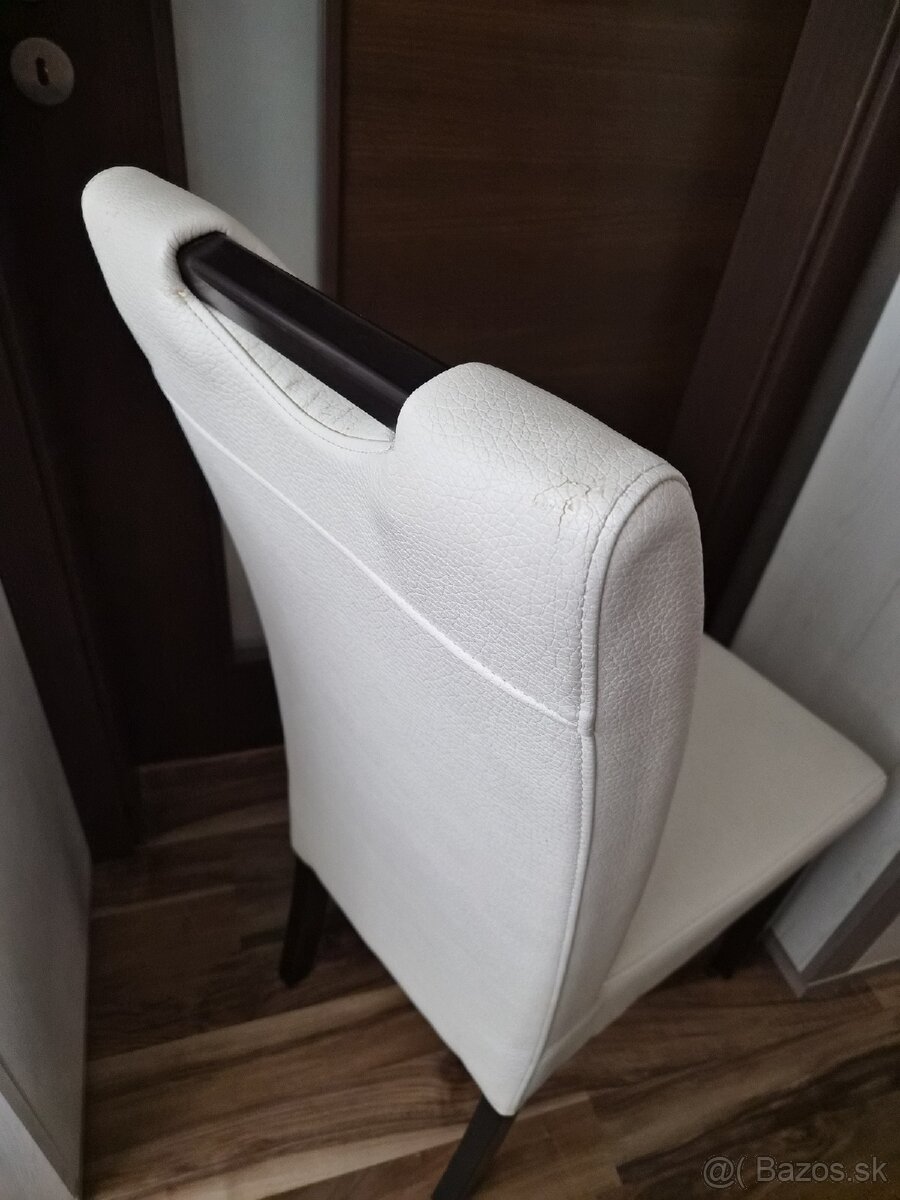 Jedálenské stoličky z ekokože 4ks - 8