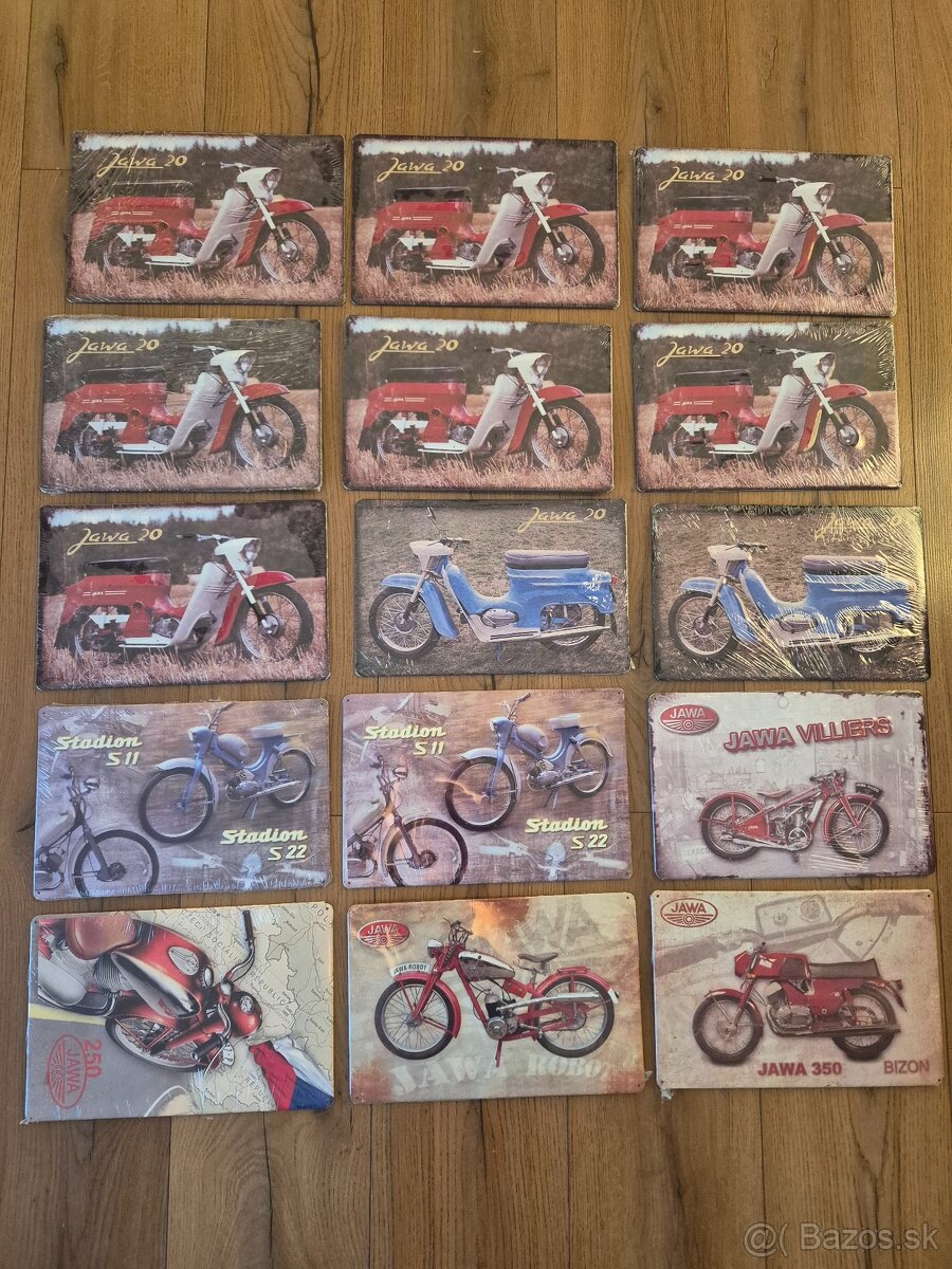 Plechova cedula Jawa 20 pionier - 8