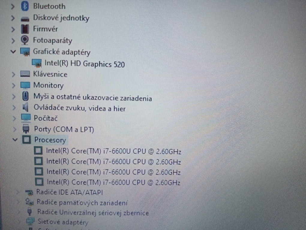 predám 12" HP elitebook 820 g3/8gb ram/ ssd/ Intel core i7 - 8