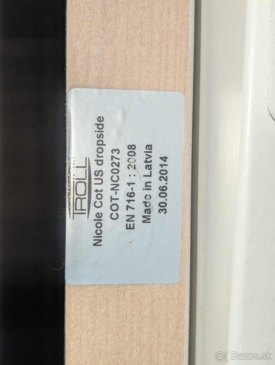 Detská postieľka 60x120 cm - 8