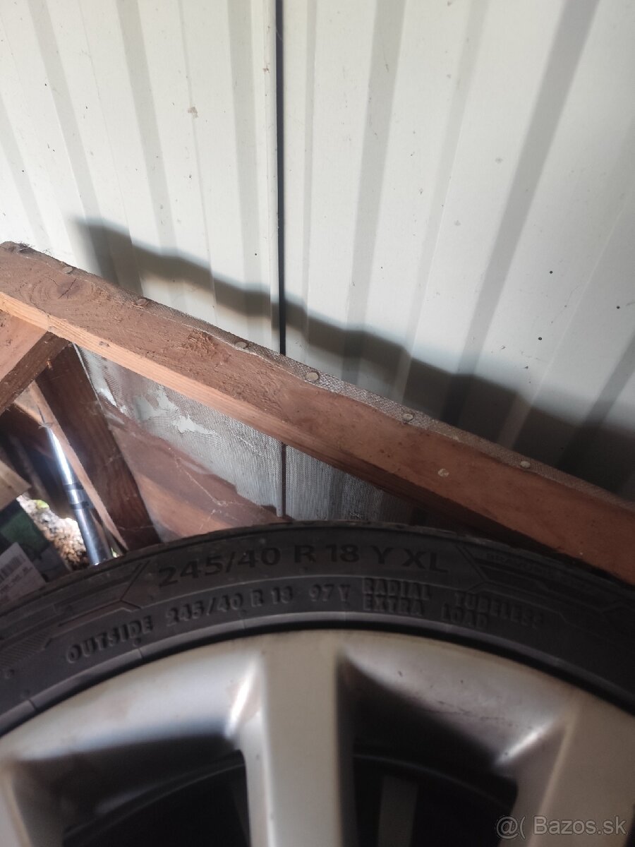 Elektróny/disky Audi a4 r18 5x112 originálne - 8