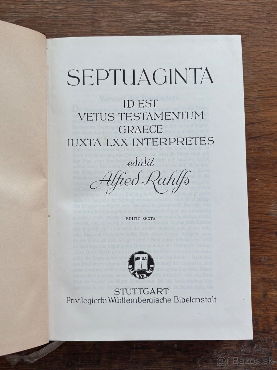 Septuaginta - 8