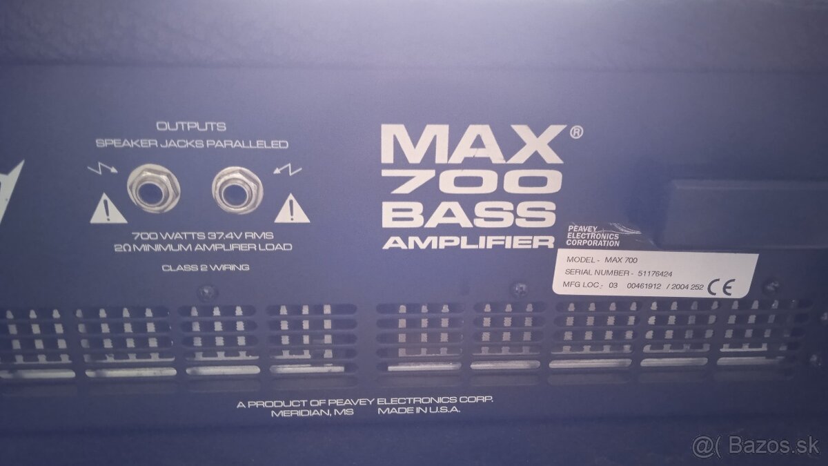 Basgitarovy zosilňovač Peavey - 8