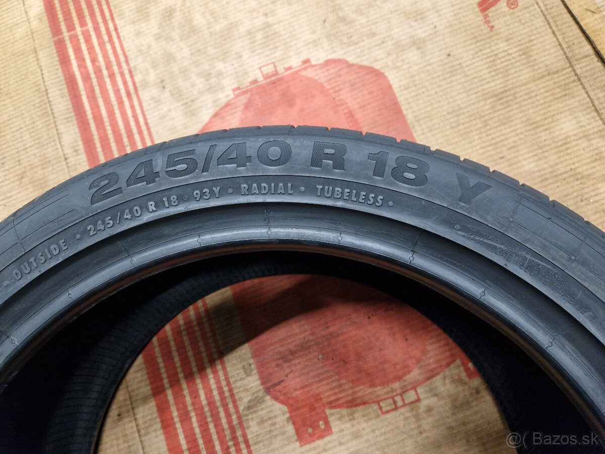 245/40 r18 letne pneumatiky 2ks 245 40 18 - 8