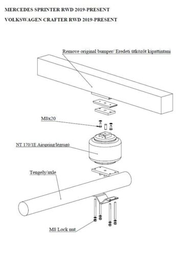 Prídavné vzduchové pruženie Mercedes Sprinter & VW Crafter - 8