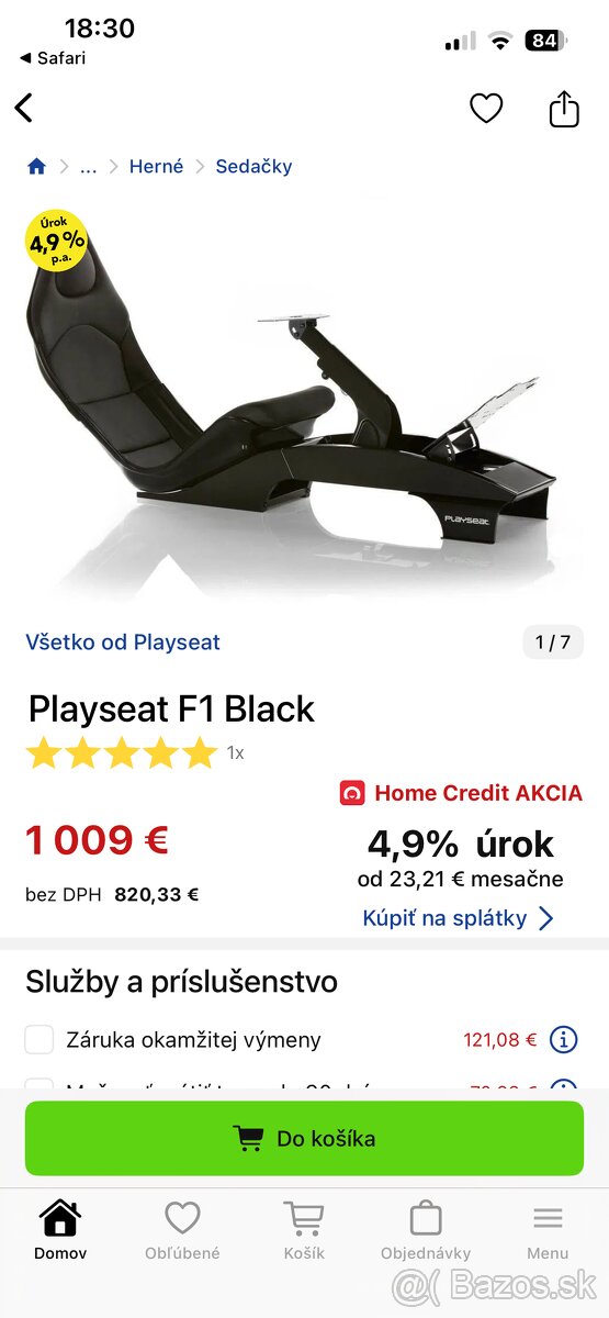 Predám SETUP F1 Fanatec / V3 / Samsung - 8