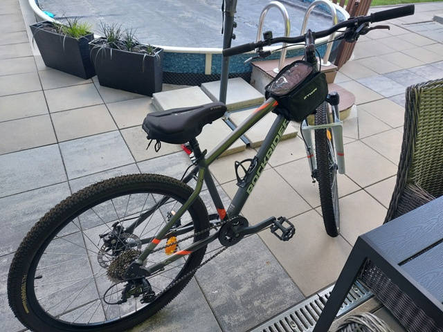 nový horský bicykel ST 120 27.5 sivo oranžový - 8