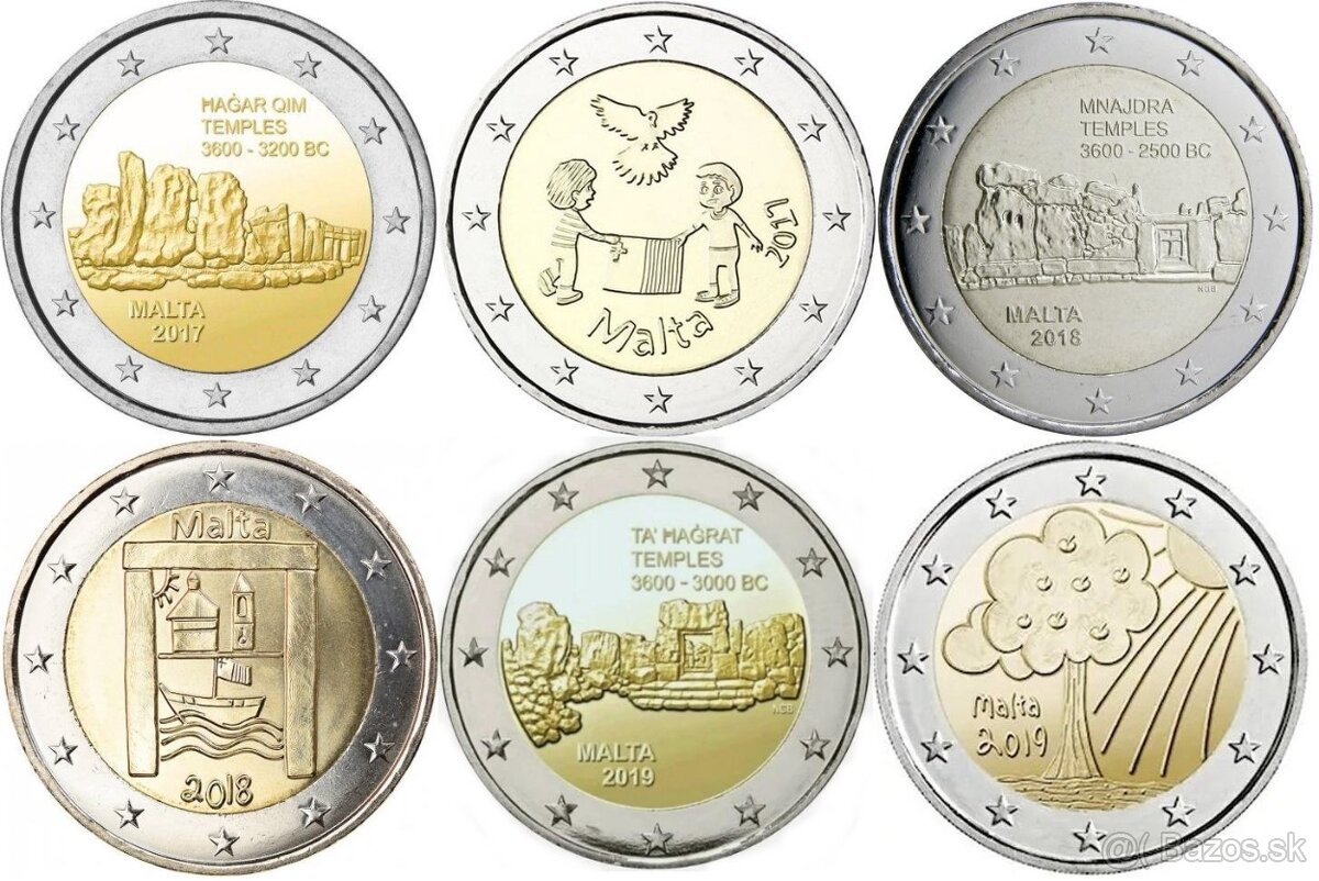 Zbierka euromincí 4 - 8