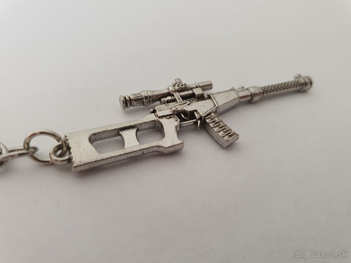 Kľúčenky v tvare strelnej zbrane 1 - 8