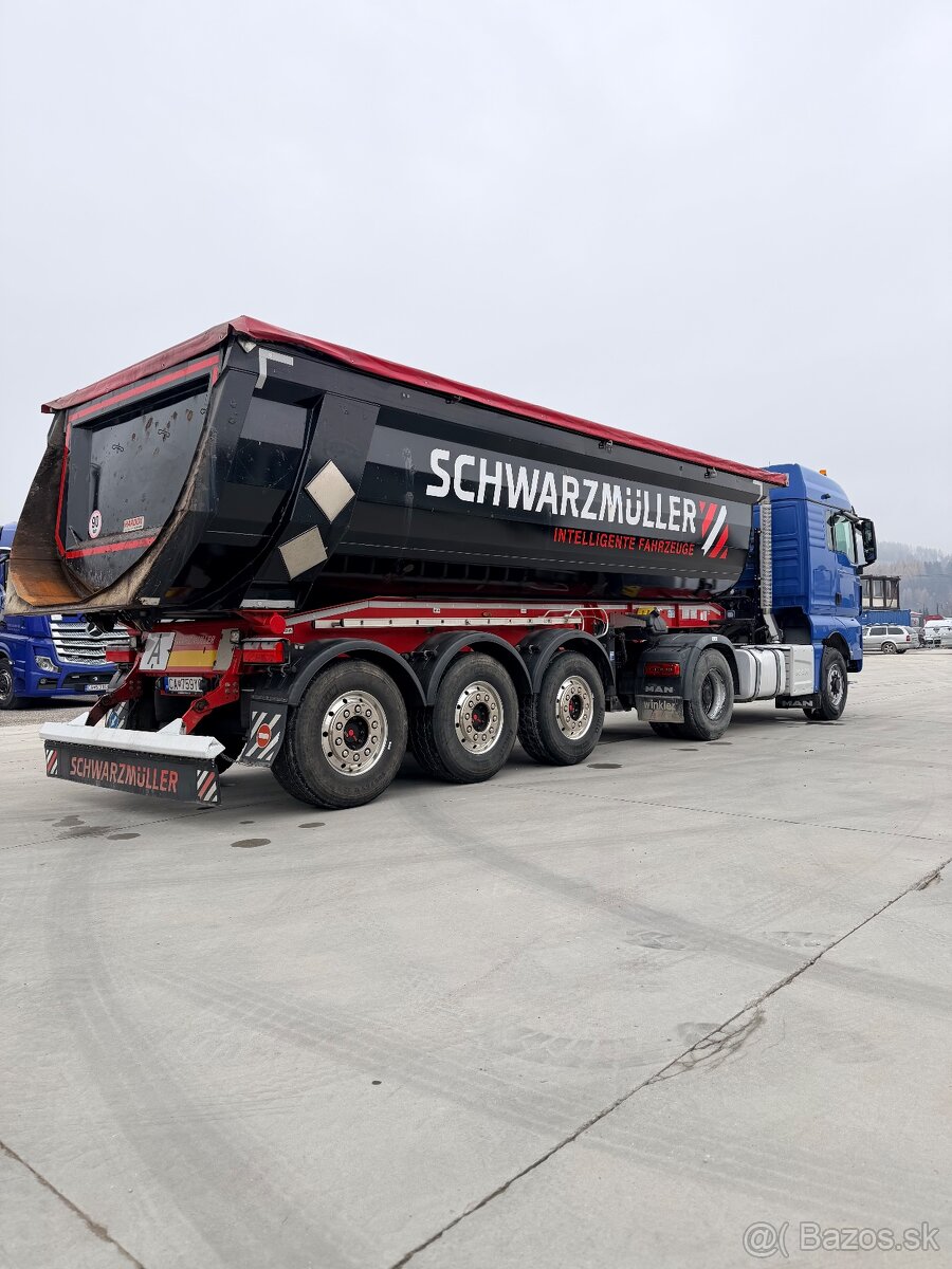 Man TGX 18.460 4x4 2017 + sklápací naves Schwarzmuller K - 8