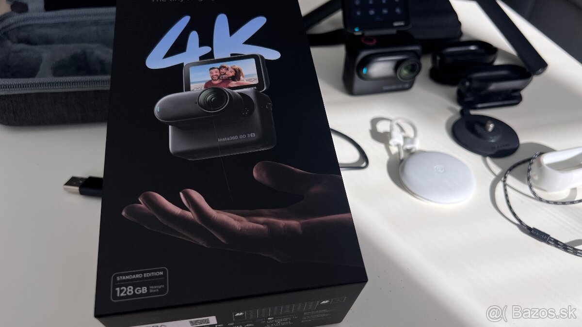 🎥 Insta360 GO 3 (128 GB) + bohaté príslušenstvo – TOP stav - 8