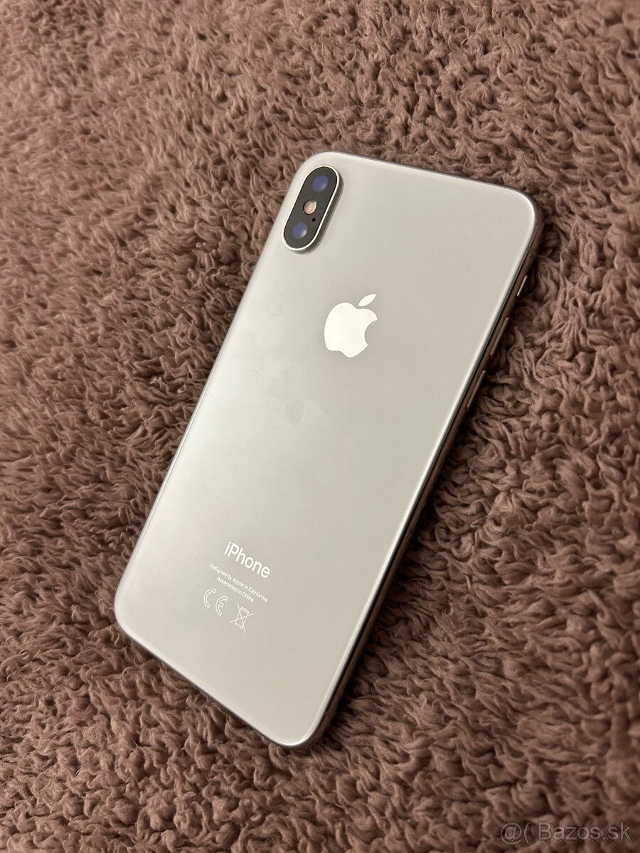 iPhone X 64GB Silver - 100% - 8