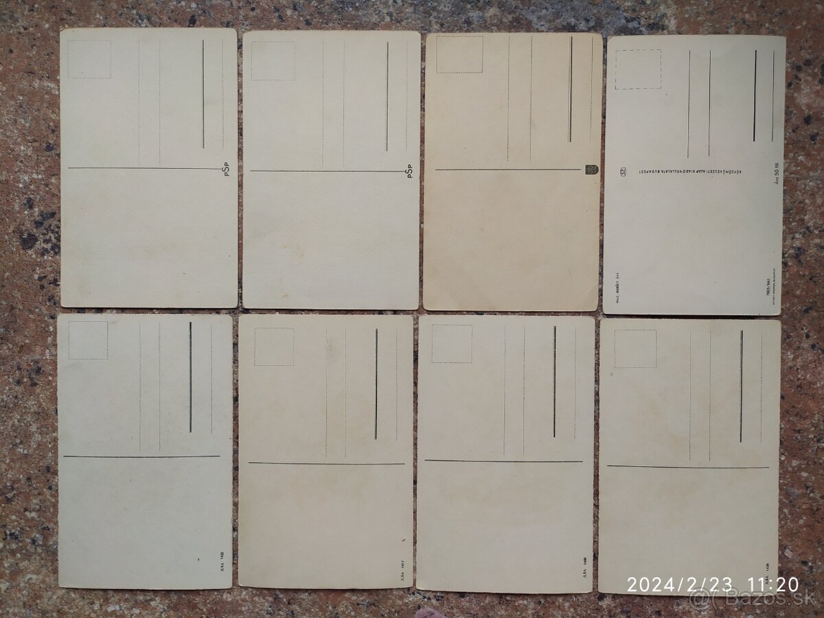 PREDÁM VEĽMI STARÉ POHĽADNICE. Č.1 - 8