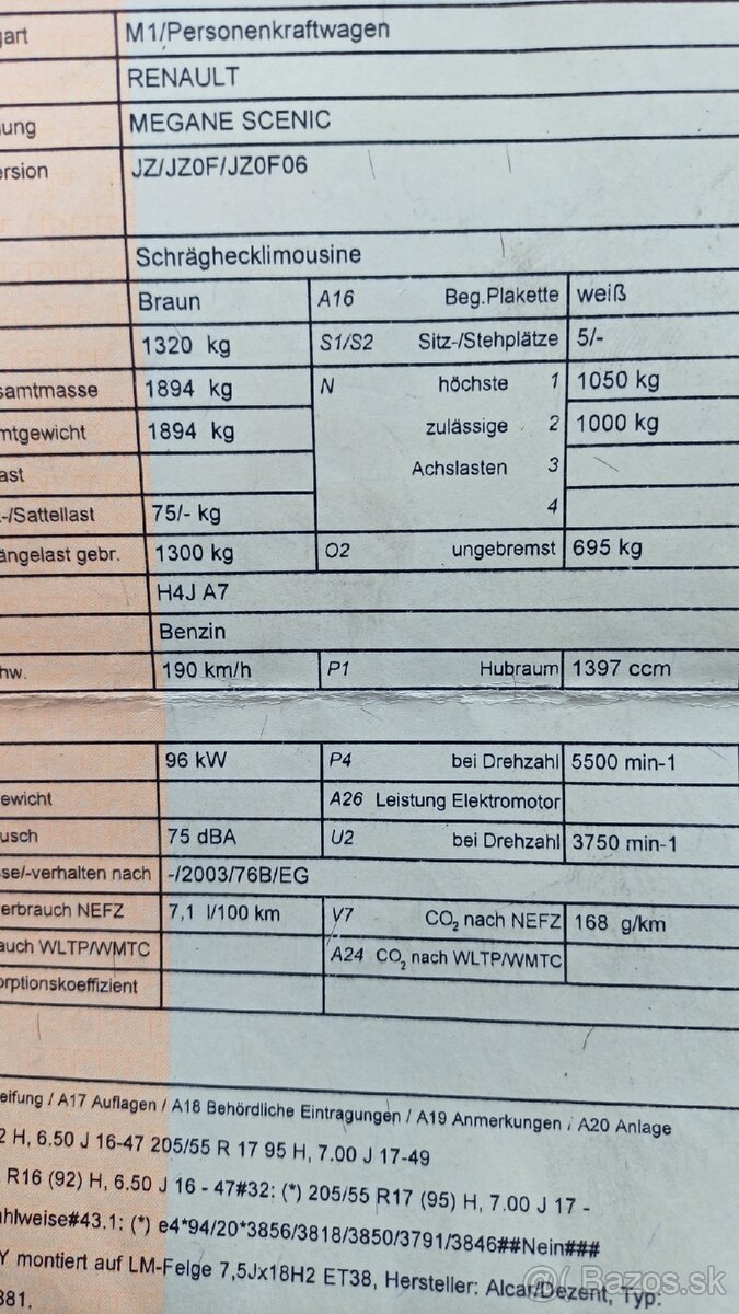 Renault Scenic 1.4i 96kw benzín diely - 8
