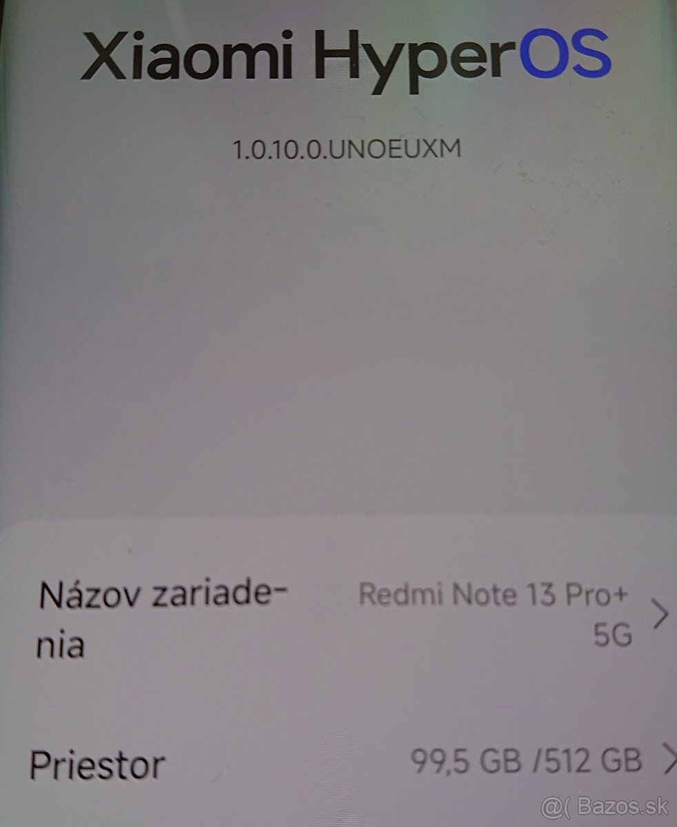 Xiaomi Redmi Note 13 pro+ 5G 12GB / 512GB - 8